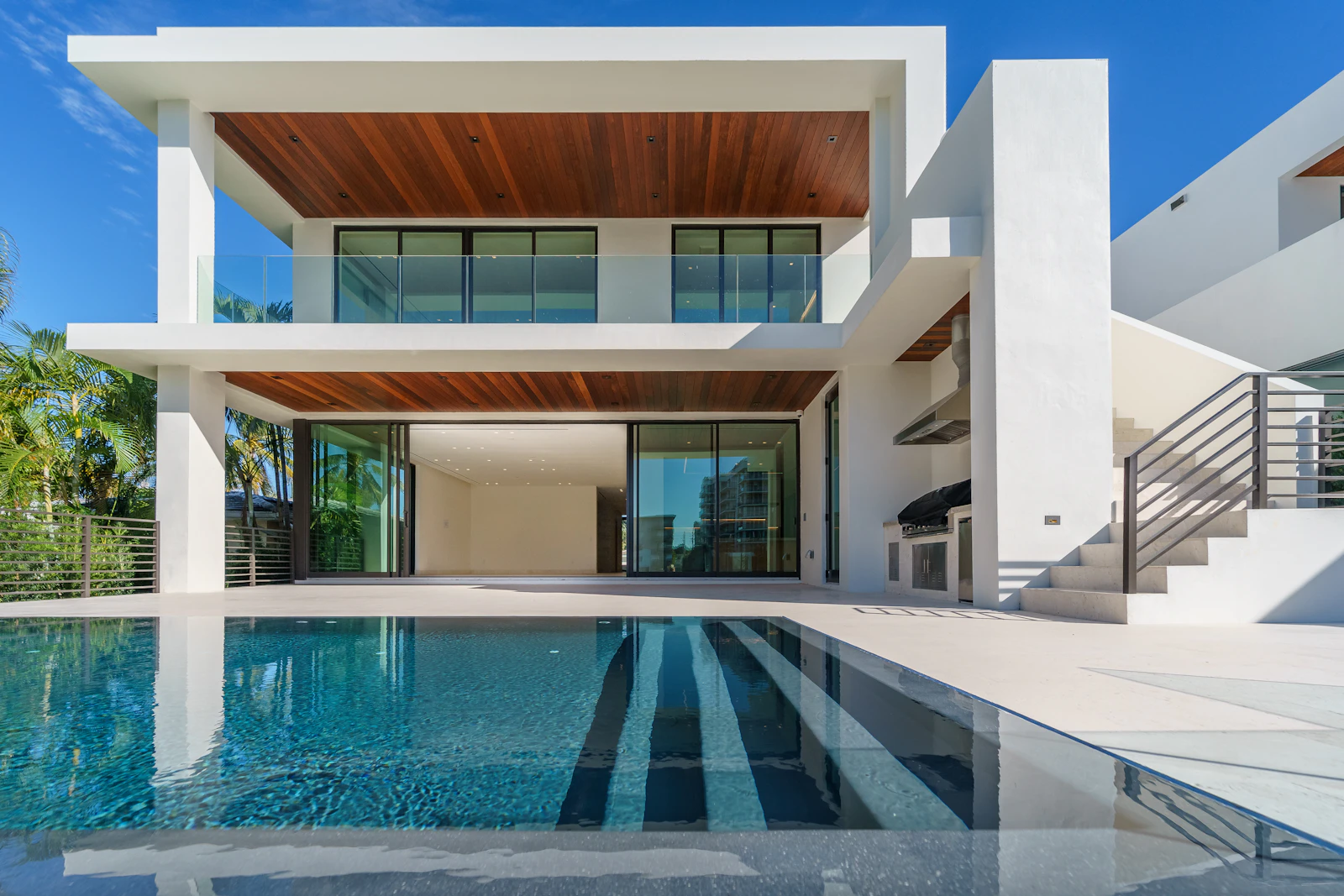 Completed modern villa